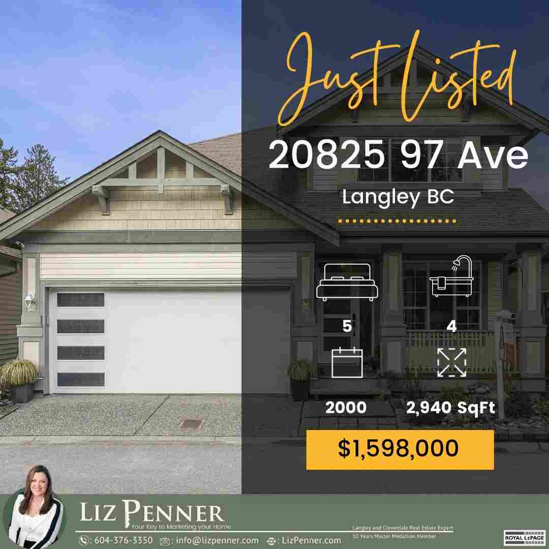LISTED 20825 97 AVE listed detached house in walnut grove