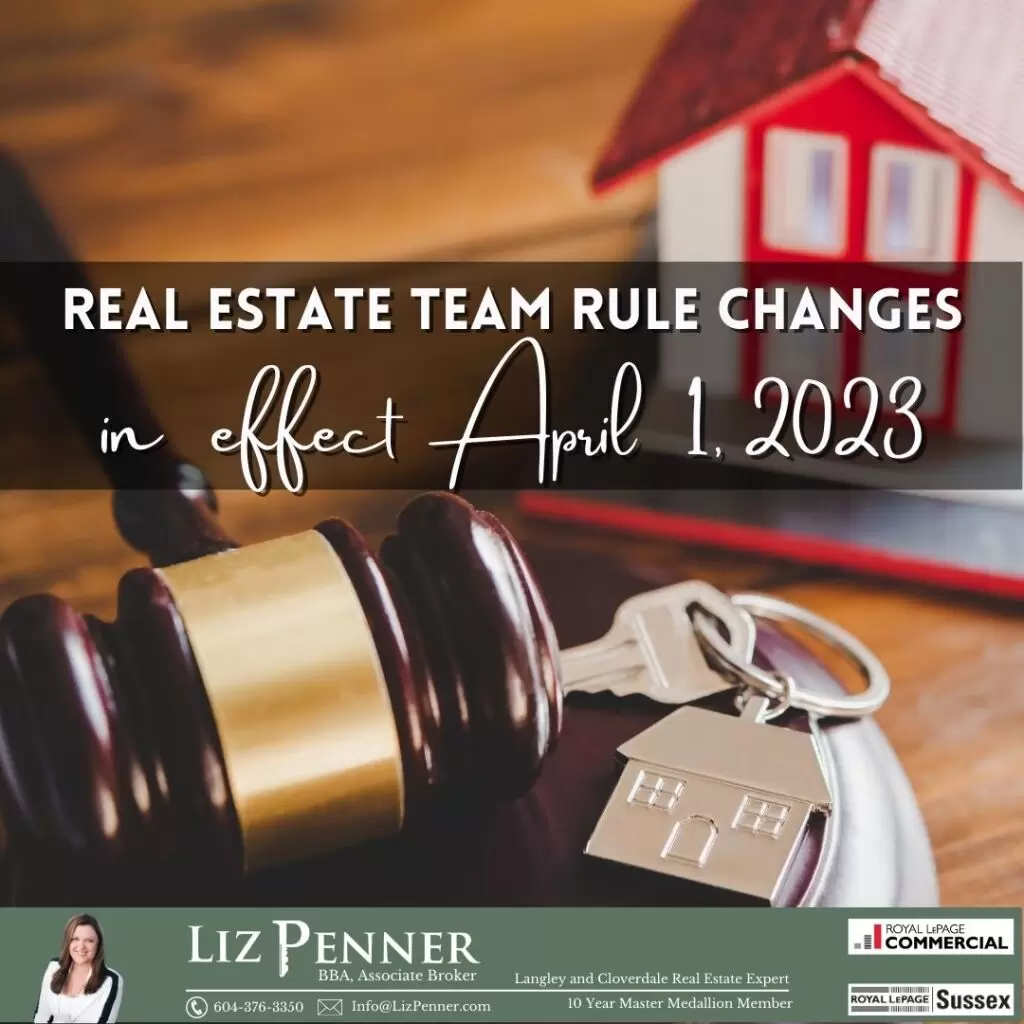 Real Estate Team Rule Changes