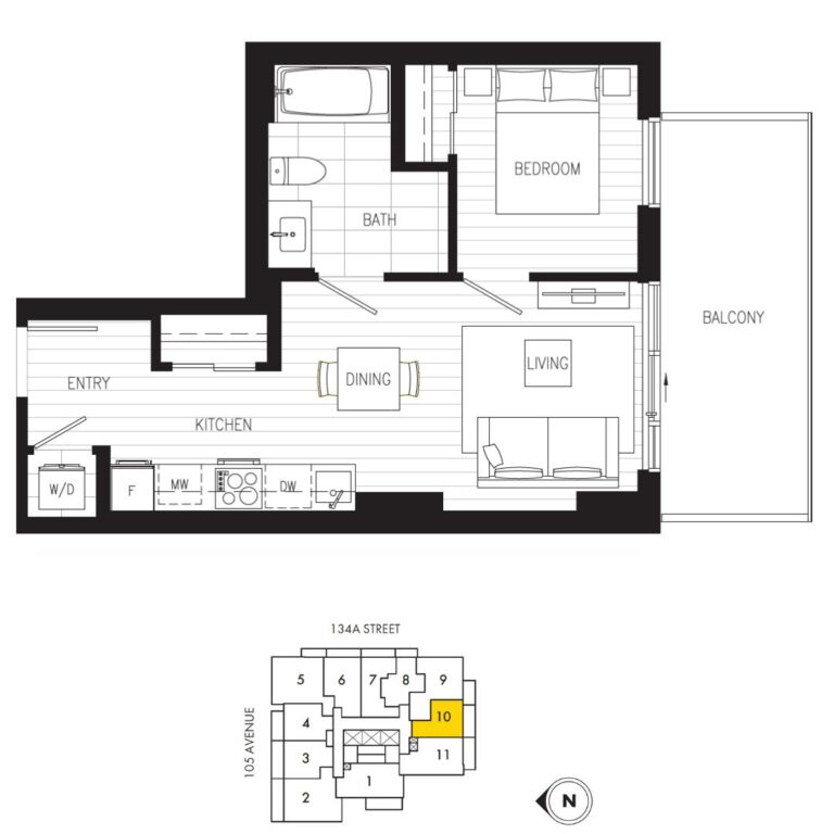 Unit 1210 Floor Plan