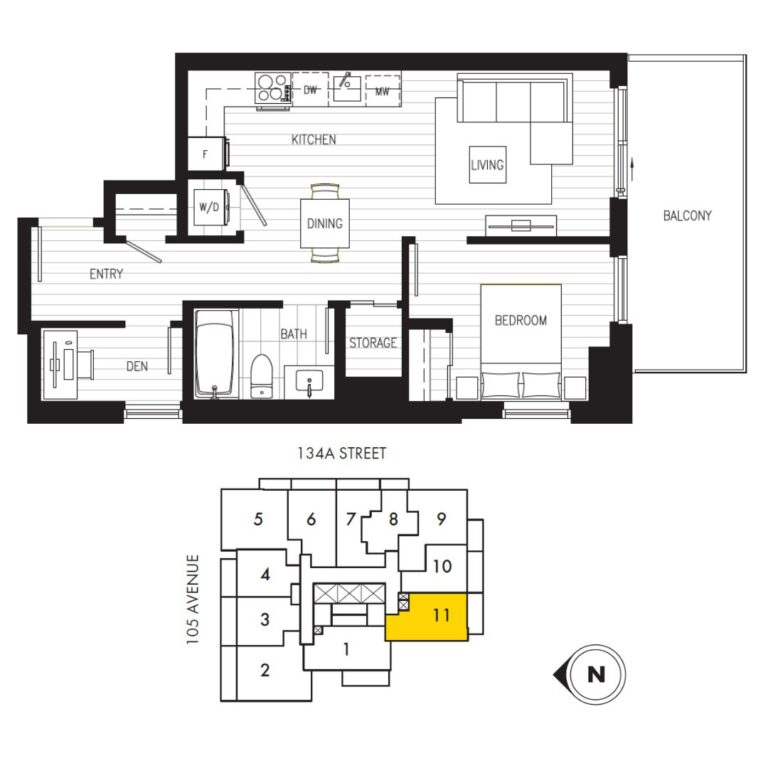 Unit 911 Floor Plan