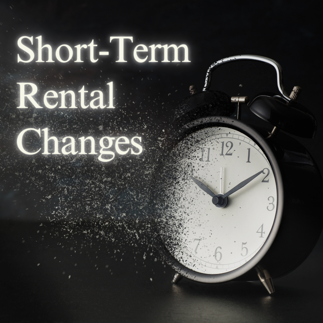 Short-Term Rental Changes