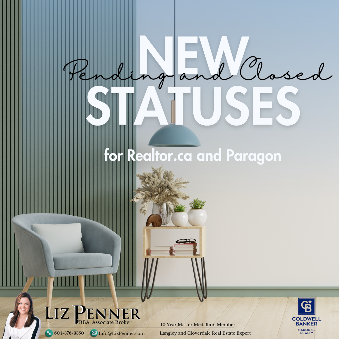 New Statuses for Realtor.ca and Paragon: Pending and Closed