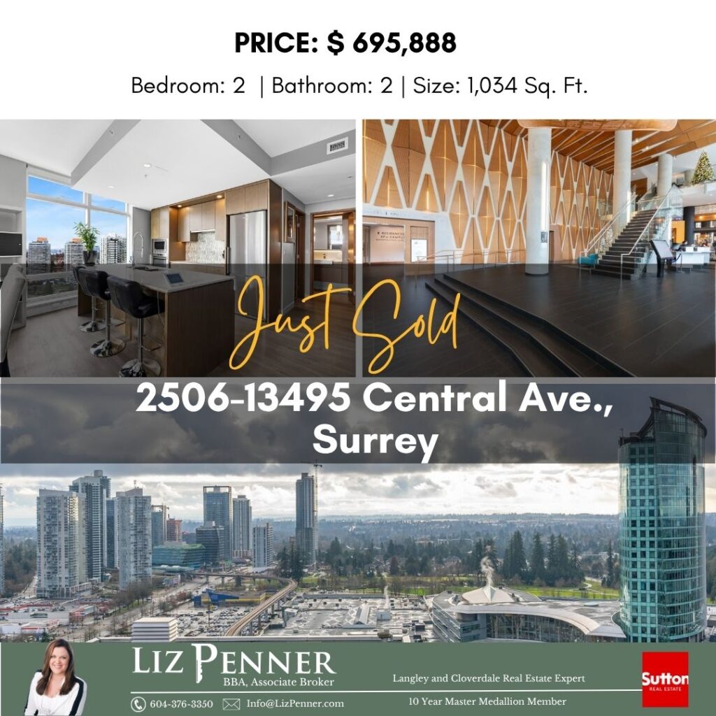 JUST SOLD Luxury condo in Central Surrey