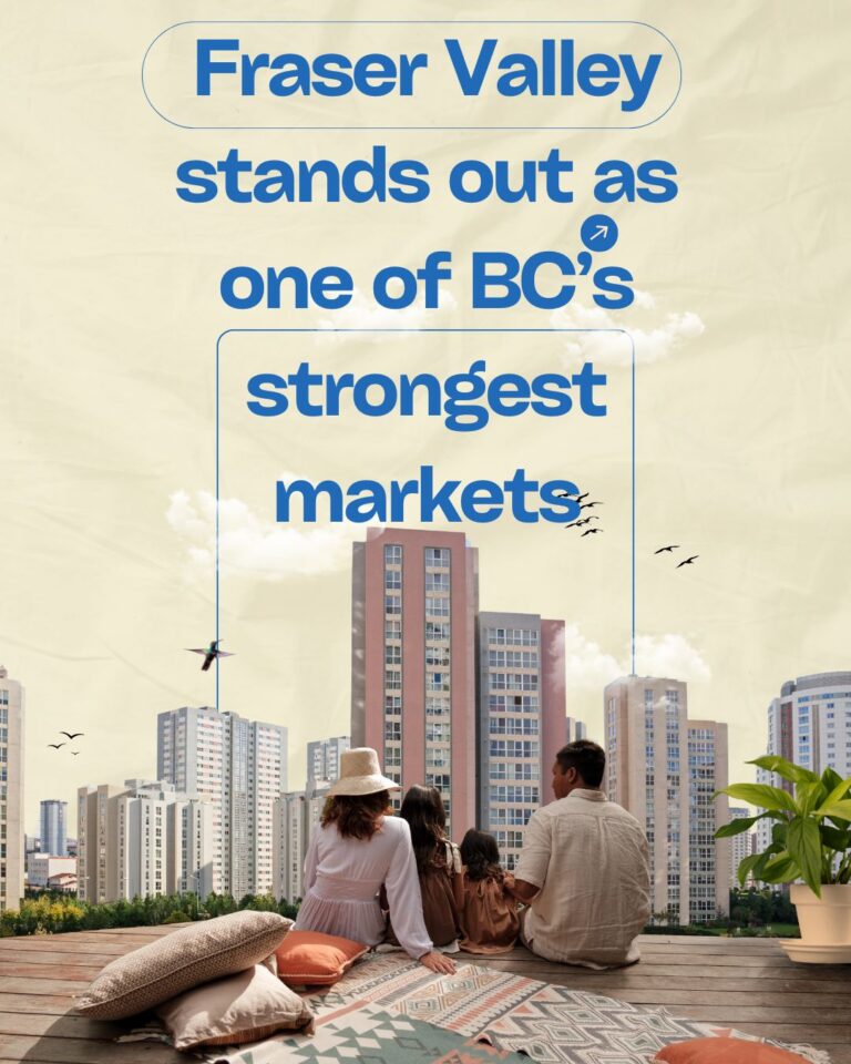 Fraser Valley Real Estate Market Stands out as one of BC's strongest markets