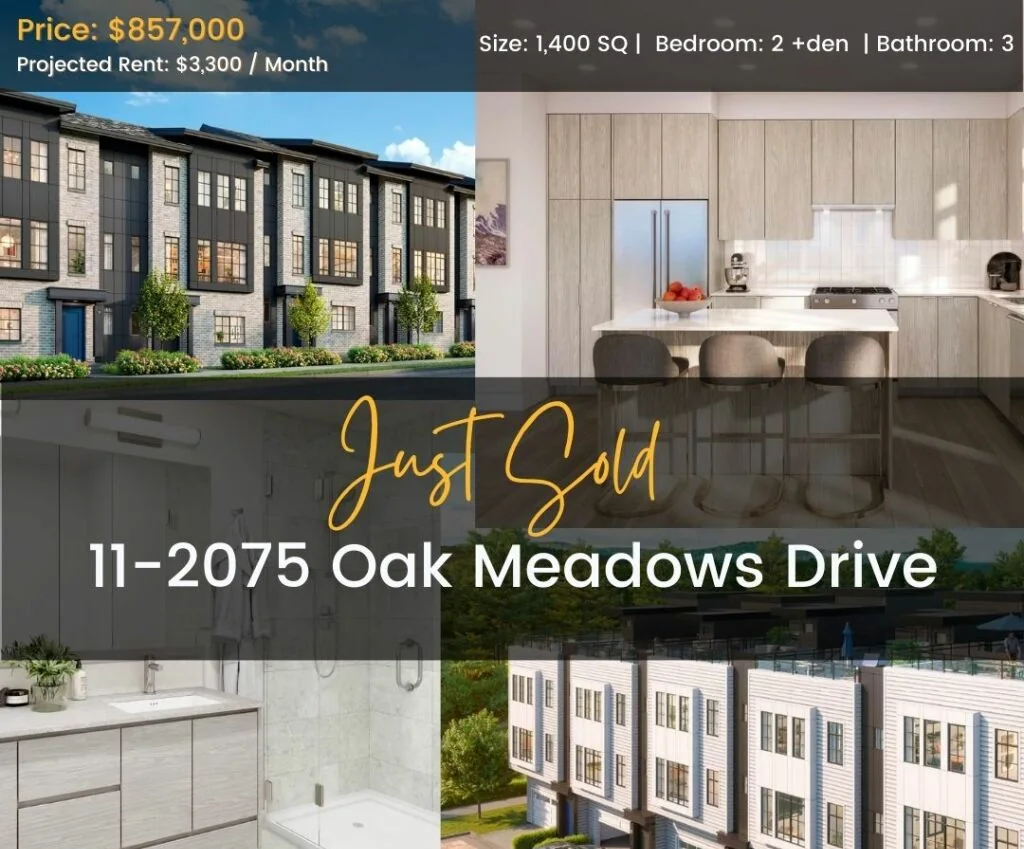 Just Sold! 11-2075 Oak Meadows Drive